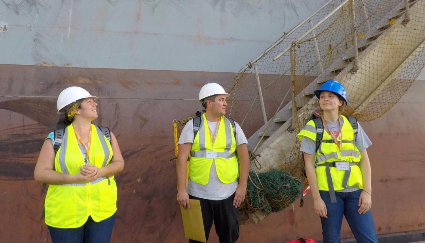 Ballast water sampling in Italy 